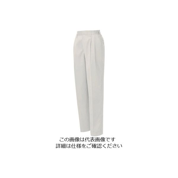 アイトス レディースシャーリングパンツ(2タック) シルバーグレー L 5323-003-L 1着 137-7788（直送品）