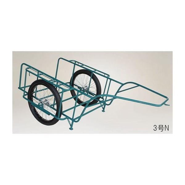 ハラックス スチールリヤカー 荷台サイズ:幅84cm×長さ120cm SSR-3N 1台 62-2968-86（直送品）