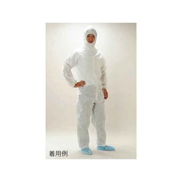 エヌ・ティ・シー クリーンプロテクトカバーオール XLサイズ(40着入り) 0303HCA 1ケース(40着) 63-2586-84（直送品）
