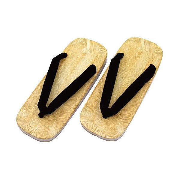 エキヤ産業 雪駄 黄チバサンド底 #44 大 黒丸 6826800 1個 63-7229-57（直送品）