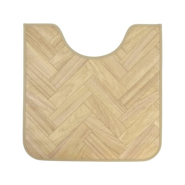 アズワン 拭けるマットシリーズ ヘリンボーン トイレマット 600×600mm(ミニ) 65-6890-31 1個（直送品）