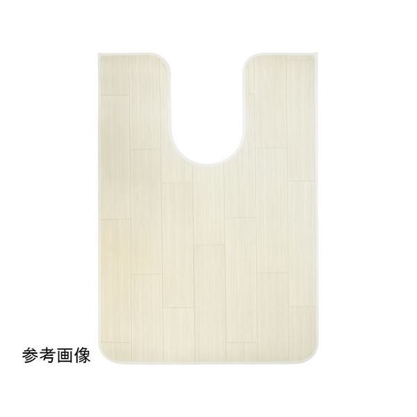 アズワン 拭けるマットシリーズ ホワイトアッシュ トイレマット 600×1150mm(耳長) 65-6890-49 1個（直送品）