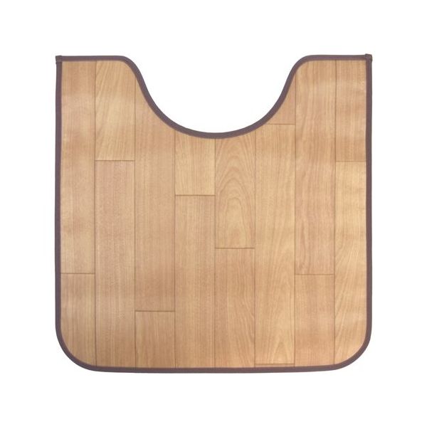 アズワン 拭けるマットシリーズ サクラブラウン トイレマット 600×600mm(ミニ) 65-6890-61 1個（直送品）