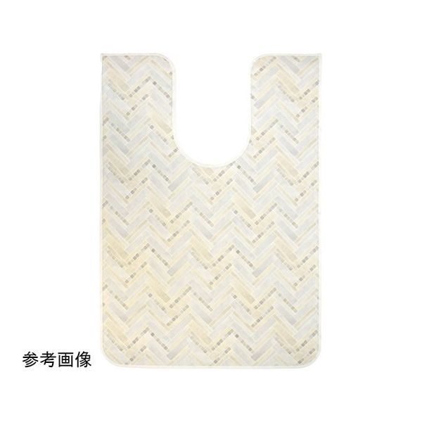 アズワン 拭けるマットシリーズ モザイクタイル トイレマット 800×1300mm(耳長) 65-6890-81 1個（直送品）