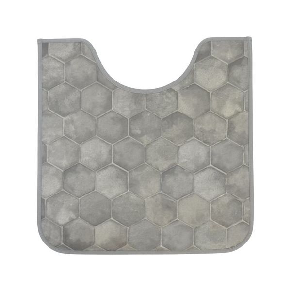 アズワン 拭けるマットシリーズ ハニカムストーン トイレマット 600×600mm(ミニ) 65-6890-91 1個（直送品）