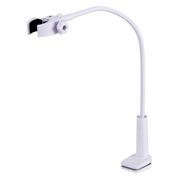 ドライヤースタンド クランプ式 ハンズフリー スタンド 360度回転 ホワイト BA-HDSTCLWH エレコム 1個（直送品）