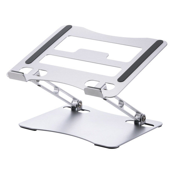 ノートパソコンスタンド 折り畳み 鉄合金 放熱効果 ~17.3インチ シルバー PCAWLTSFALSV エレコム 1個（直送品）