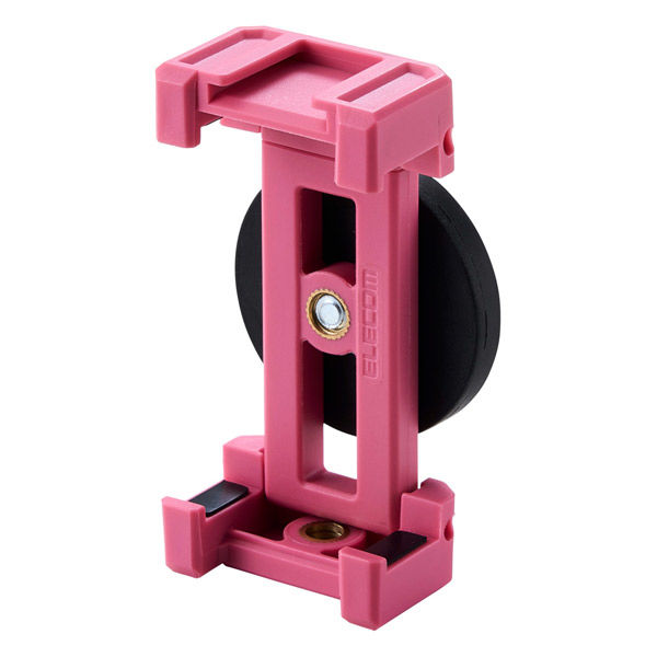 スマホスタンド マグネット ホルダー 壁 固定 強力磁石 360度回転 ピンク P-DSCMPMWPN エレコム 1個（直送品）