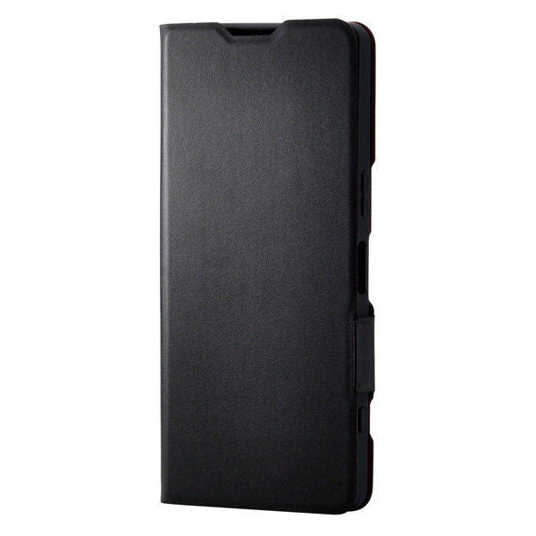 Xperia 1 VII ケース レザー 手帳型 マグネット 超軽量 ブラック PM-X251PLFUBK エレコム 1個（直送品）