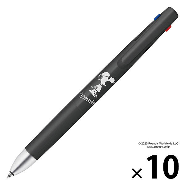 ゼブラ 3色ボールペン ブレン3C 0.5mm スヌーピー2 ブラック