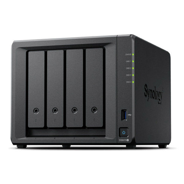 Synology  ＤｉｓｋＳｔａｔｉｏｎ　ＤＳ９２５＋　ＡＭＤ　ＲｙｚｅｎＶ１５００Ｂ　ＣＰＵ搭載多機能４ベイＮＡＳサーバー DS925+（直送品）