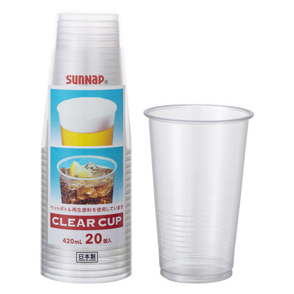 サンナップ クリアーカップ C4020Z 1セット(1パック(20個入)×10)（直送品）