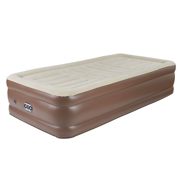 YAMAZEN 電動エアベッド コードレスポンプ内蔵 極厚45cm ベロア