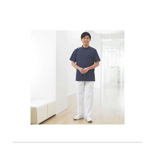 再検品商品】フォーク 男子医務衣（ケーシージャケット） 1010CR