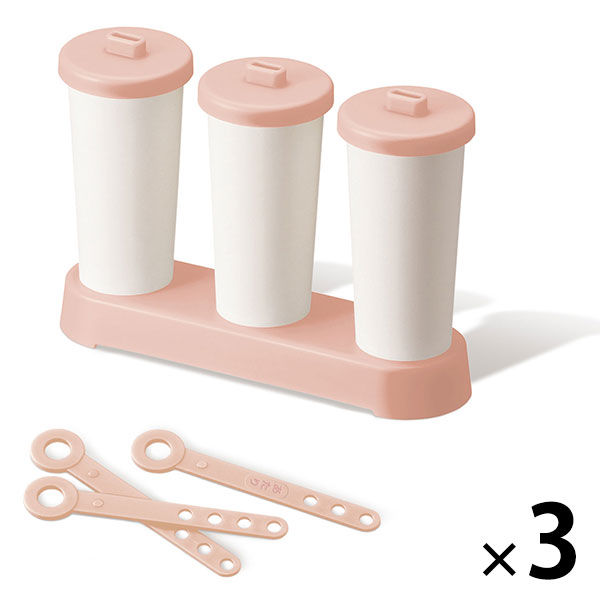 マインズ・アイ 上下セット アイススタンド氷柱（つらら）ピンク 1セット(3セット) 製氷機