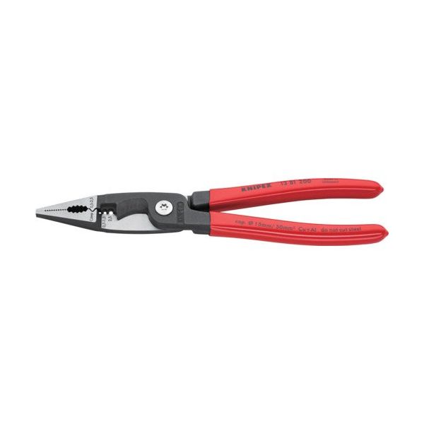 KNIPEX エレクトロプライヤー プラスチックハンドル(SB店頭展示パッケージ仕様) 1381-200SB 1丁 700-2097（直送品）