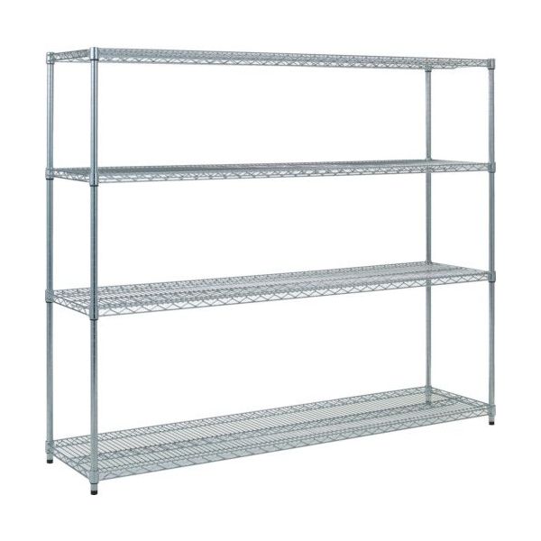 トラスコ中山 TRUSCO スチール製メッシュラック W1824XD457XH1533 4段 TME-5644 1台 299-5662（直送品）