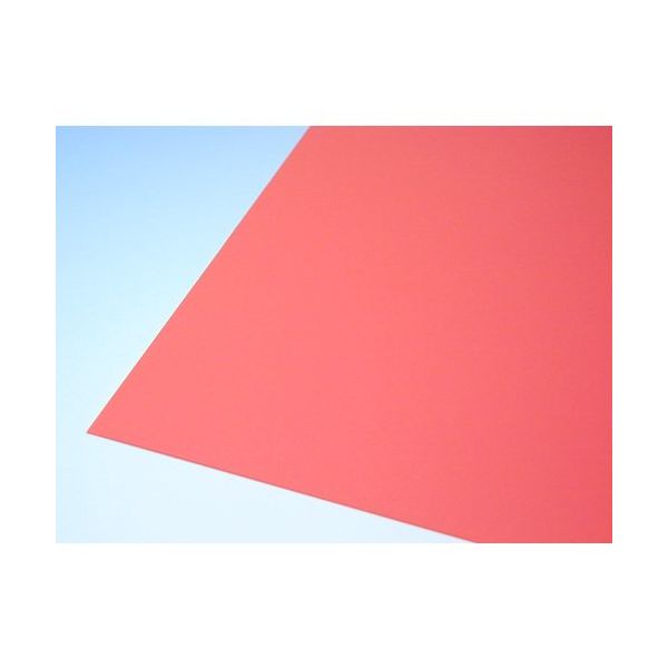 アクリサンデー PPシート赤 565×980×0.75mm PS-4-L-0.75 1枚 333-9977（直送品）