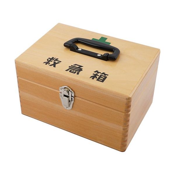 岳南木工商会 AS 救急箱[木製] 小 0-399-11 1個 535-7380（直送品）