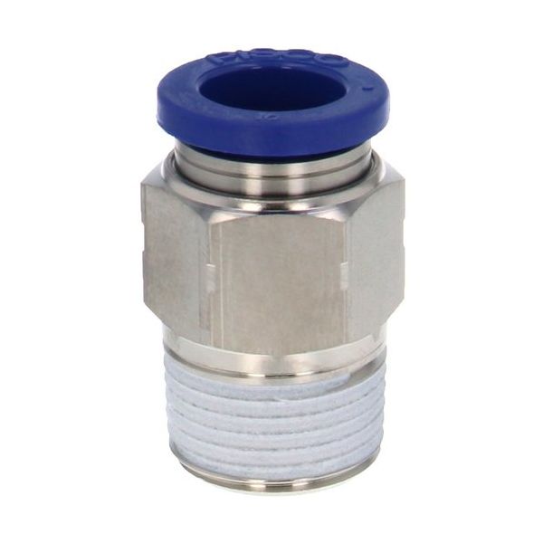 日本ピスコ PISCO 耐腐蝕用ワンタッチ継手 チューブフィッティングSUS304 PC10-03SUS 1個 558-5786（直送品）