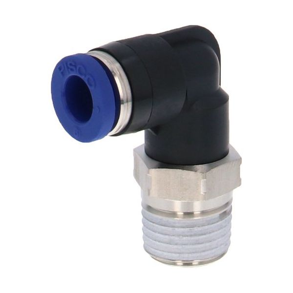 日本ピスコ PISCO 耐腐蝕用ワンタッチ継手 チューブフィッティングSUS304 PL6-02SUS 1個 559-0535（直送品）