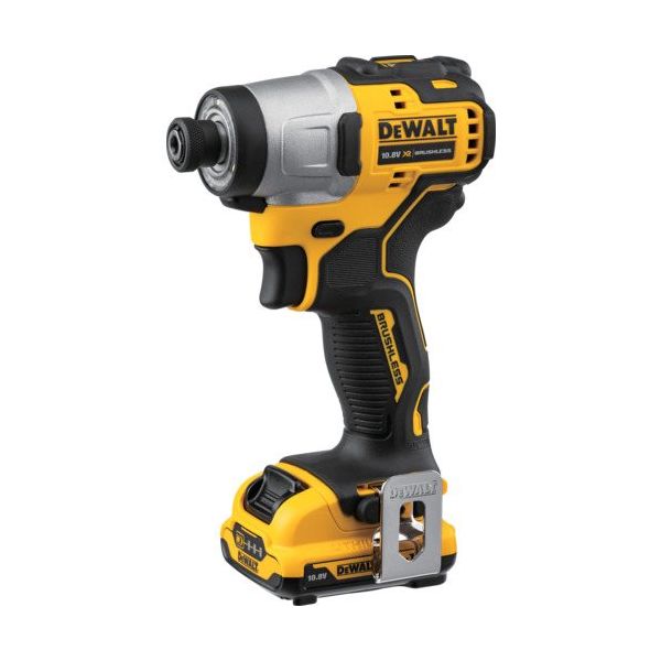 ポップリベット・ファスナー DEWALT 10.8Vブラシレスインパクトドライバー DCF801D2-JP 1台 582-3152（直送品）