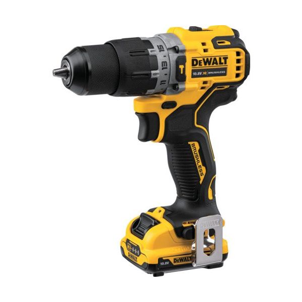 ポップリベット・ファスナー DEWALT 10.8Vブラシレス振動ドリルドライバー DCD706D2-JP 1台 582-3164（直送品）