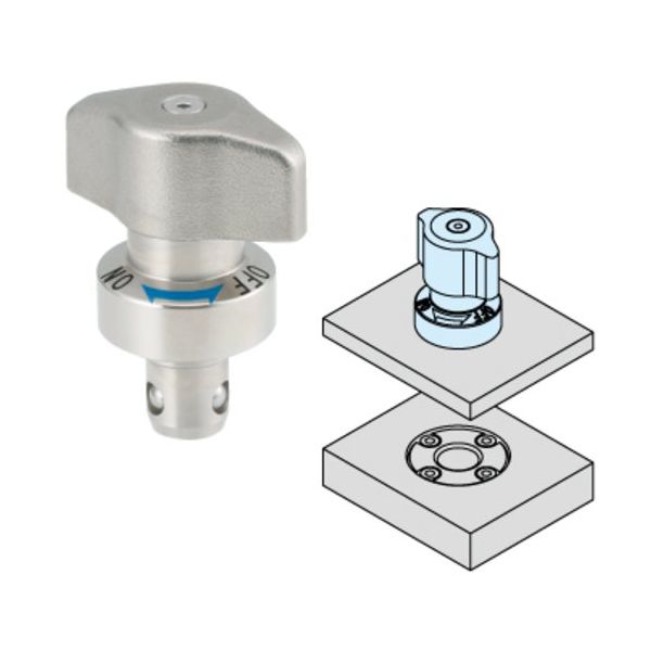 イマオコーポレーション イマオ クサビロッククランパーストロング QCWES1225-16S 1個 595-1848（直送品）
