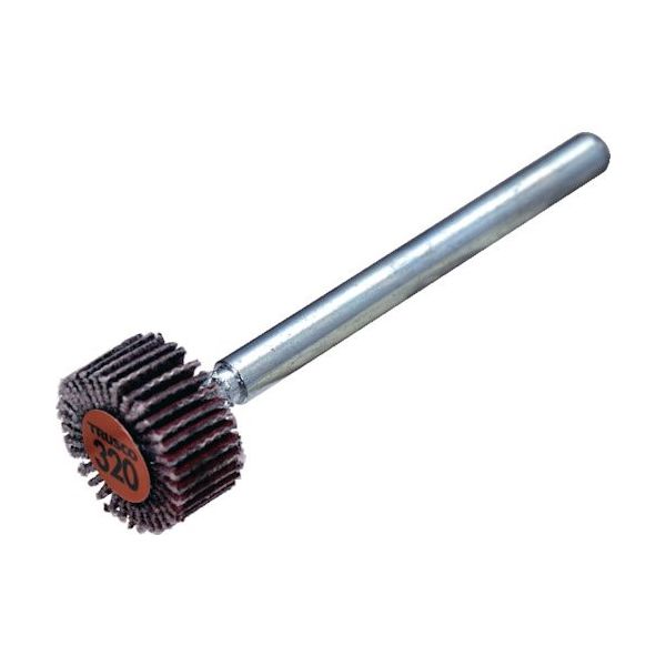TRUSCO セラミックフラップホイール 軸径3mm #320 外径10×幅5×軸長30 (10個入) TCF1005-CE-320（直送品）