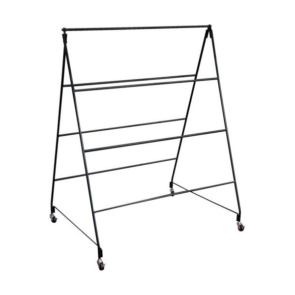 トラスコ中山 TRUSCO 折り畳みハンガーラックA型(キャスター付き)1200×900×H1500 FHR-A1215 1台（直送品）