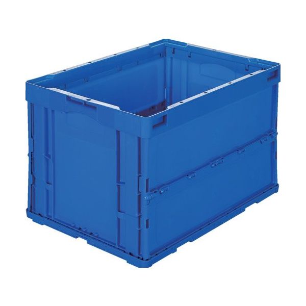 トラスコ中山 TRUSCO オリコン 折りたたみコンテナ50L ダークブルー CR-S50N2-DB 1個 654-8119（直送品）