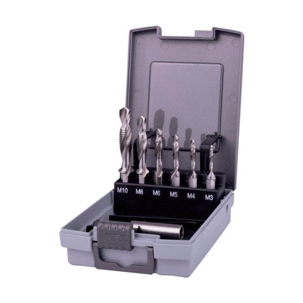 RUKO 六角軸タッピングドリル ハイス セット ショートタイプ R270020RO 1セット(6本) 633-6160（直送品）