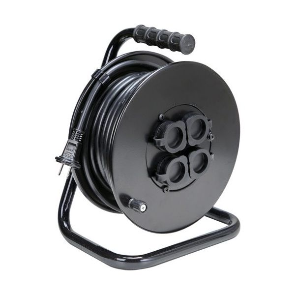 トラスコ中山 TRUSCO 電工ドラム ジェネラルリール15m 屋外用 ODL-15MBK 1台 666-1090（直送品）