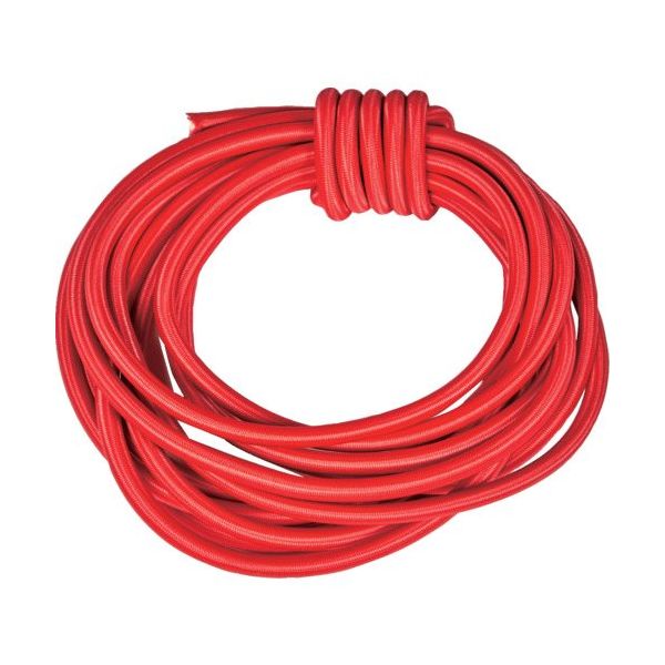 トラスコ中山 TRUSCO 丸ゴムロープ イージーロープ 6mmX5m 赤 ER705R-A 1本 659-0963（直送品）