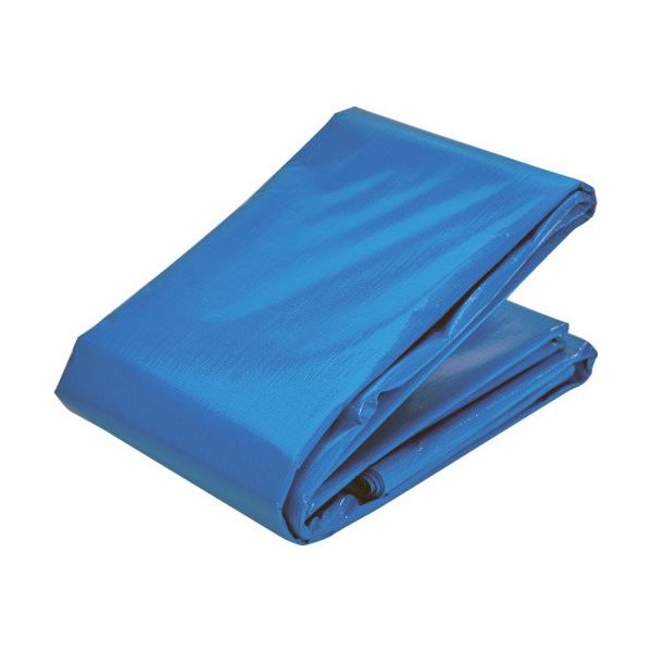 トラスコ中山 TRUSCO ブルーシート エコ再生シート ブルー #2500 5.4m×5.4m BSA255454-A 1枚（直送品）