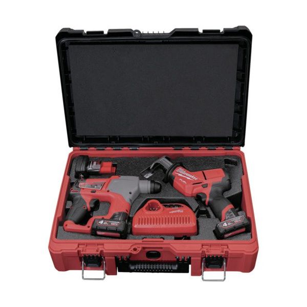 milwaukee M12 FUEL パワーパック(13mm SDSーPLUSハンマードリル、レシプロソー) FPP2BT-403P JP（直送品）
