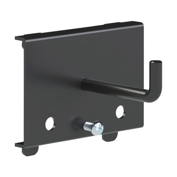 トラスコ中山 TRUSCO パンチングパネル用工具フック1本爪 黒 SF-1-BK 1個 689-0830（直送品）