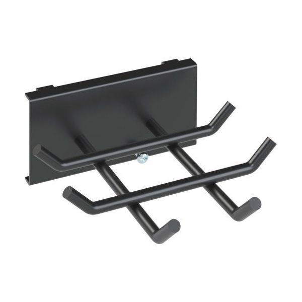 トラスコ中山 TRUSCO パンチングパネル用メガネレンチフック 三方掛け 黒 SF-MRF1-BK 1個 689-0845（直送品）