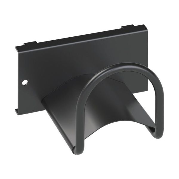 トラスコ中山 TRUSCO パンチングパネル用ホースフック 黒 SF-HF-BK 1個 689-0850（直送品）