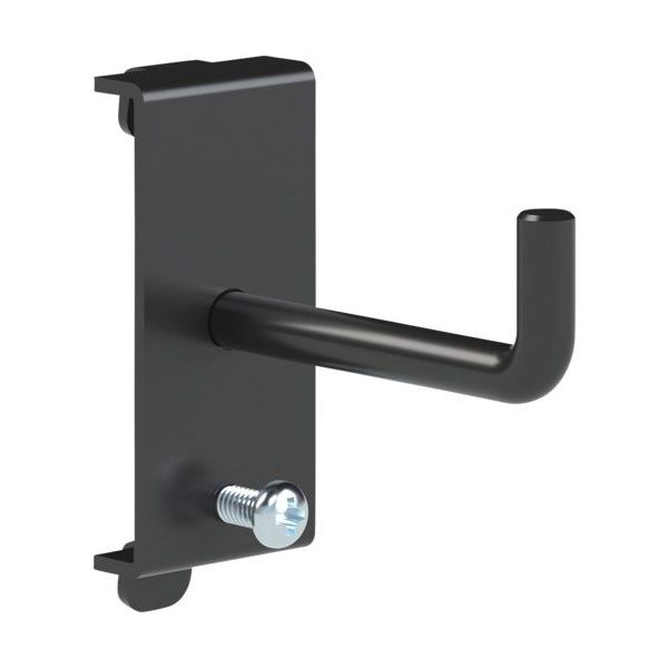 トラスコ中山 TRUSCO パンチングパネル用工具フック2穴掛け 1本爪 黒 SF-S-1-BK 1個 689-0846（直送品）