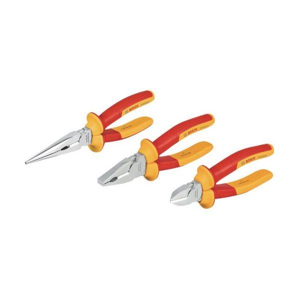 ボッシュ 絶縁ハンドツール 3種セット 1600A02NG0 1セット(3丁) 689-9654（直送品）