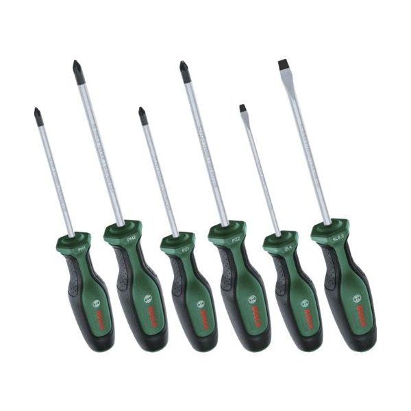 ボッシュ ドライバー 6種セット 1600A02BX7 1セット(6本) 689-3538（直送品）