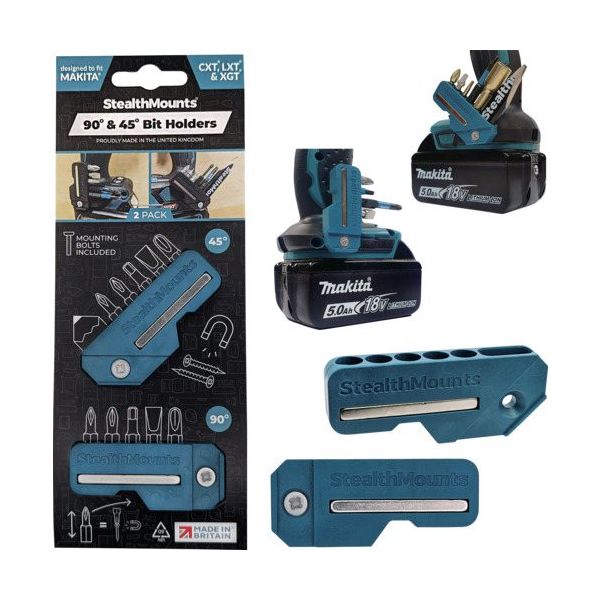 ステルスマウント マグネットビットホルダー(2個入り)4590ブルー BH-MK-4590-BLU 1セット(2個)（直送品）