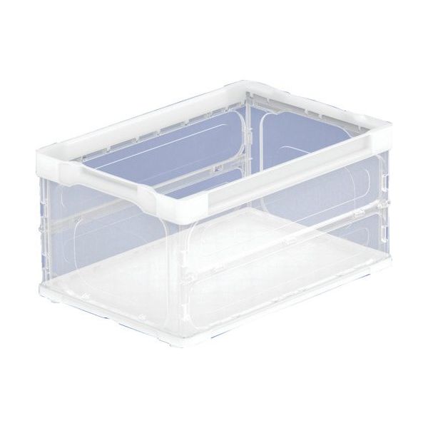 TRUSCO まとめ買い オリコン 薄型軽量折りたたみコンテナ40L 透明 10個 TRL-S40TM-10P 1セット(10個)（直送品）