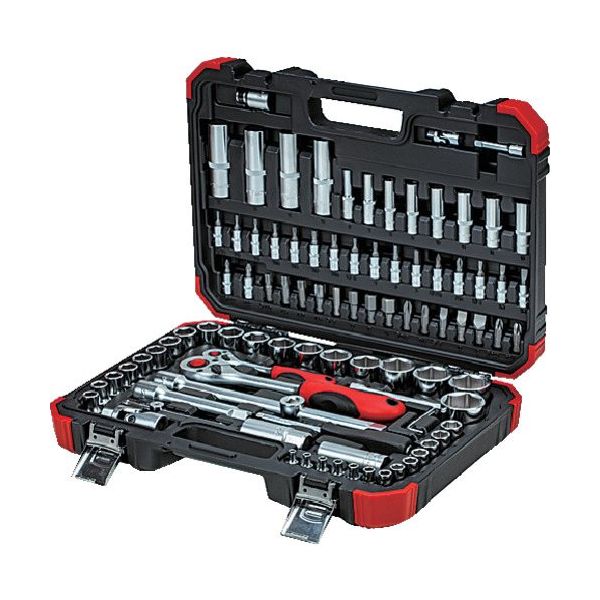 GEDORE ソケットレンチ・ビットセット 差込角1/2・1/4 94点 3300057 1セット 680-0950（直送品）