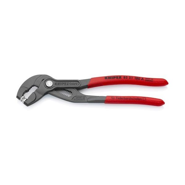 KNIPEX 【ブリスターパック仕様】スプリングホースクリッププライヤー 180mm 8551180ASB 1丁 700-2099（直送品）