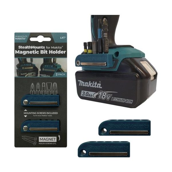 StealthMounts社 ステルスマウント マグネットビットホルダー(2個入り)ブルー BH-MK-BLU-2 1セット(2個)（直送品）