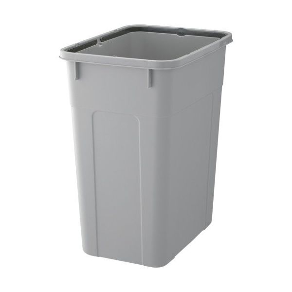 トラスコ中山 TRUSCO PPペール角型73L TPPK-70-GY-A 1個 694-9634（直送品）