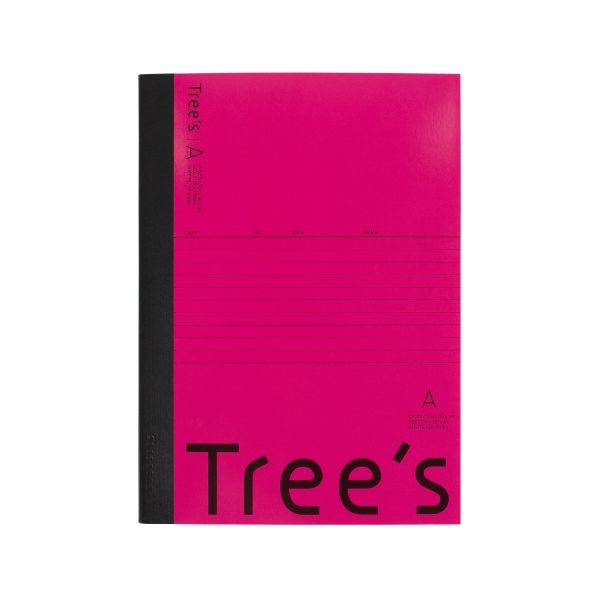 日本ノート Trees Ｂ５ Ａ罫 ３０枚 ピンク UTR3AP 1冊（直送品）