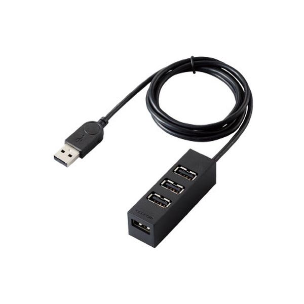 エレコム USBハブ ブラック U2H-TZ427BXBK　1個（直送品）